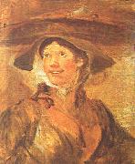 William Hogarth Shrimp Girl oil painting artist